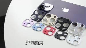 Miếng Dán Bảo Vệ Ống Kính Camera Sau Bằng Kim Loại Nhôm Cho Xiaomi 15T Pro Màu Đen Dạng Vòng Bảo Vệ Màn Hình