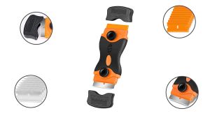 ด้ามลอกฟิลม์ มีดขูดสีที่ขูดฟิล์มเซรามิก มีดขูดยาแนวกระเบื้อง ลอกฟิล์ม พร้อมฝาครอบใบมีด มีดขูดทำความสะอาดกระจก มีดขูดสี มีดขูดลอกฟิล์ม คัตเตอร์ขูดสี เครื่องมือติดฟิล์ม