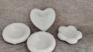 Ketchup Ceramic Sauce Bowl White Seasoning Dish Mini Honey Vinegar Dish Gravy Dipping Bowl Jewelry Display