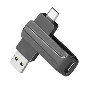 High-Speed USB 2.0 Metal Pendrive Type-C Portable Waterproof Flash Drive 128GB  64GB 32GB 16GB 8GB Memory Disk for Data Storage