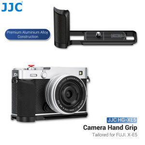 JJC | JJC Camera Grip for Fujifilm X-E5 XE5 X E5 Grip Metal Anti Slip Handgrip with SD Card Slot L Bracket Handgrip with Arca Swiss