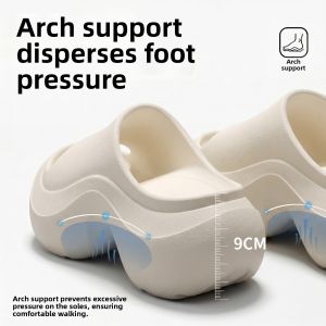 ECAC | Non-slip Anti-odor Summer Heeled Sandals With Arch Support
