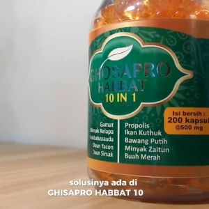 Minyak Kapsul Habbatusauda Ghosapro 10 In 1 Isi 200 Kapsul - Bantu Menjaga Daya Tahan Tubuh Original