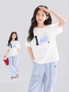 zosee | Cool Feeling Girls T-shirt Outfit Set Summer