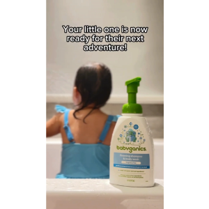 Babyganics shampoo + body wash 473ml - fragrance free