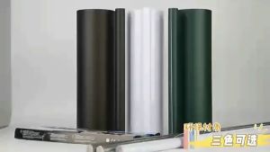 H&F Stiker Dinding Papan Tulis Kapur Flexible 200 x 45 cm - 513 - Black