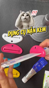 Dụng Cụ Kẹp Nặn Kem Đánh Răng Coralclean Kẹp Tuýp Kem và Mỹ Phẩm Tiện Dụng Nặn Sạch Dễ Dàng