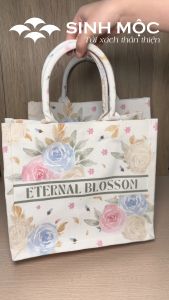 Túi tote túi du lịch túi canvas túi tote to Sinh Mộc - M3052