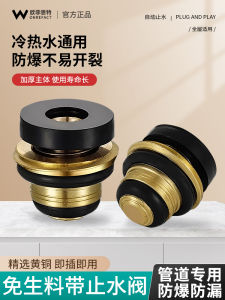 Free Teflon Tape Rubber Mat Brass Gasket Four Points Angle Valve Faucet Neutral Fast a Seal Teflon Tape Replacement