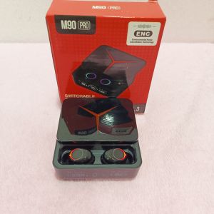 Jovitech TWS M90 Pro Earphone Low Latency Gaming Wireless Bluetooth Headset HIFI Stereo Sound Music With LED Digital Display