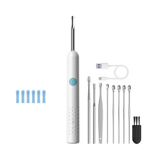 WiFi Visual Otoscope Ultra บาง 4.2 มม.1080P กล้องสําหรับ iOS/Android Endoscope EAR Picker พร้อมช้อนหูฐานกล้องตรวจสอบ