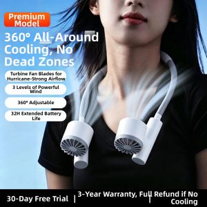 caibeike | Cooling Neck-hanging USB Charging Durable Strong Mini Fan