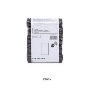 5 Rolls 1 pack 75pcs Household Disposable Trash Pouch Kitchen Storage Garbage Bags Cleaning Waste Bag Plastic Bag Plastic Bag