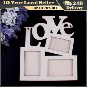 Wooden Photo Frame 3 Pieces White Valentine Love Frames 17x20cm DIY Crafting Gifts Family Home Decor Christmas Toys