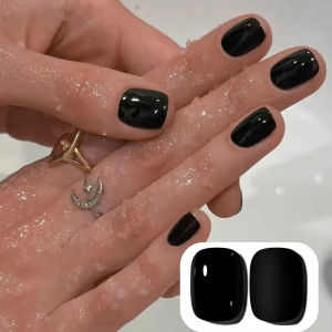 12ML 1PCS Black Nails Autumn Nails Whitening Popular Jelly Black Gel Nail Polish UV LED Light Nails Nail Supplies Nail Art