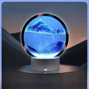 Creative Sand Painting Lamp DIY Material Kit Handmade Desktop Decoration Womens Day Gift Team Building Activity Home Decor