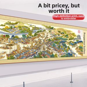 QIANHONGXIU | New High-end Living Room Handmade Cross-stitch