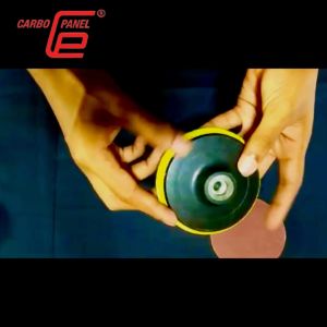 CARBO PANEL 6" (150mm ) Red Sanding Velcro Disc (Hook & Loop) Abrasive Disc/ Buffing Disc for wood/metal/steel