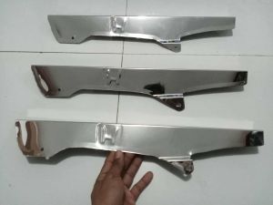 STAINLESS CHAIN COVER FOR RUSI MACHO 125 /150 175
