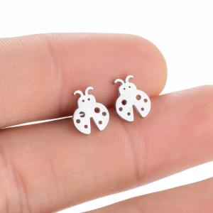 New Funny Gingerbread Man Earrings Lovely Stainless Steel Cookies Earings Fashion Jewelry Women Girls Christmas Accessories 2021