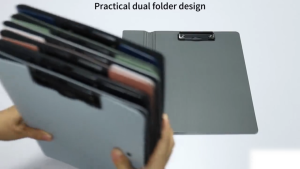 Clipboard with Cover Long/A4 File Folder Clip Board Document File Organizer for Long Bond Paper Thicken Office Clipboard
