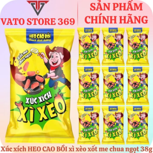 Xúc xích xì xèo HEO CAO BỒI xốt me chua ngọt gói 38g