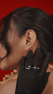 DAVINA Ladies Onav Earrings Sterling Silver 925 - Anting Wanita Perak S925 Bulat Kecil