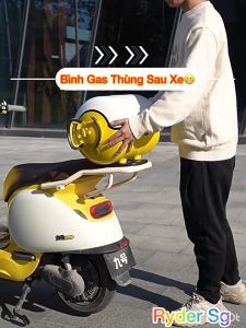 Thùng Đựng Đồ Xe Máy và Xe Điện Bình Gas Dễ Thương vinfast Evo200