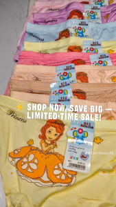 1 piece Princess Designed Underwears for kids 0 to 12 years old (sizes Large to XXXL)