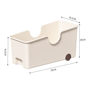 AMW | Kitchen Under Sink Pot Pan Pull-out Cabinet Storage Rack with Wheels