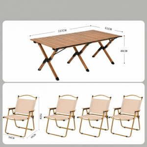LINSI | Portable Camping Table Aluminium Folding