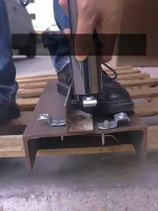 Ceiling Nail Gun Heavy Duty Nail Gun Power Tool Nail Punch Gun Manual Steel Ceiling Concrete Rivet Tool Free 220 Nails