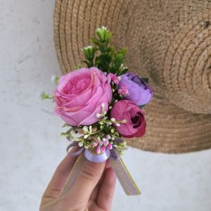 Artificial Corsage Korean Style Wedding Year Banquet Opening Your Guest Groom Bride Groomsman and Bridesmaid Brothers Group Boutonniere