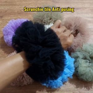 cepol Hijab Antipusing Scrunchie Tile Jumbo Harga lusinan 12 Pcs Cepol Tile Lusinan