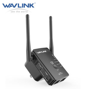 Wavlink N300 Universal Range Extender/Wireless Router With 2 External Antennas -Black
