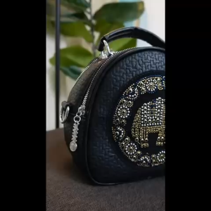 SKM Womens PU Leather Women Shoulder Crossbody Bag Elephant Pattern Beg Tangan Perempuan Murah CS379