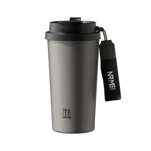 Titanium Insulated Mug With Straw