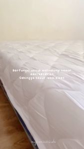 Kintakun Matras Protector Lite Pelindung Kasur Putih