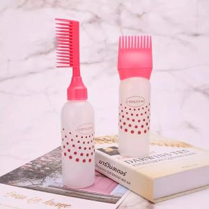 2 ชิ้นร้านตัดผม Hairdressing ย้อมชุดขวดตัดผมมืออาชีพผมแชมพูหวีขวด Salon Home ย้อมผมเครื่องมืออุปกรณ์เสริม