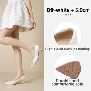 Josiny | Low Heel Summer Fashion Versatile Bow Design Shallow Slip-ons