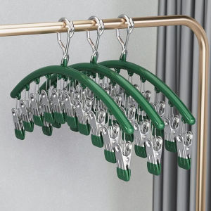 Multi-Function Stainless Steel Clothes Hanger Wind-Resistant No Marks