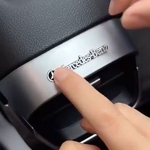 Miếng dán logo mini nhiều hãng xe miếng dán trang trí ô tô kim loại sử dụng keo 3M chắc chắn