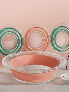 Foldable Portable Large Plastic Face Washing Basin for Dormitory Students Home Use Laundry Basin Travel Baby Compression