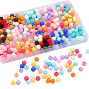 30 ชิ้น 8มิลลิเมตร สีสันสดใส ลูกปัดอะคริลิก สำหรับ สร้อยคอสร้อย ข้อมือ เครื่องประดับ DIY ทำหัตถกรรม ลูกปัด