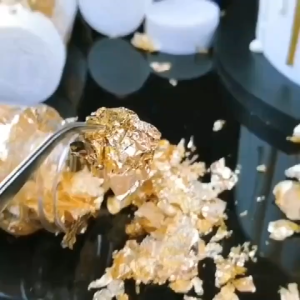 【Local Warehouse】24K Edible Grade Genuine Gold Leaf Schabin Flakes 2g 24K Gold Decorative Dishes Chef Art Cake Decorating Tools