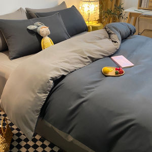 Pure Water Wash Cotton Flannel Duvet Cover Single Piece Student Dormitory Single Person Bedding Cover Modern Simple Style