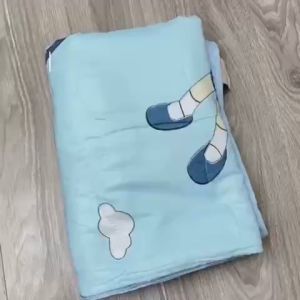 Chăn Đũi Cotton Cao Cấp Họa Tiết Đáng Yêu mẫu hè thu Cho Bé từ 0-36 tháng tuổi