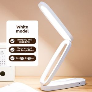 Portable Foldable Eye-Protection LED Study Desk Lamp for Dormitory Charging Reading Light for Students in Primary And Middle School
