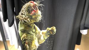 Kaos Tiger Motif Harimau Tshirt Bahan 100% Cotton