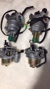 HUAYI Carburetor Carb With Damper Lever + Gasket Replacement Set For Honda GX160 GX200 Generator168/170F Gasoline Engine Parts